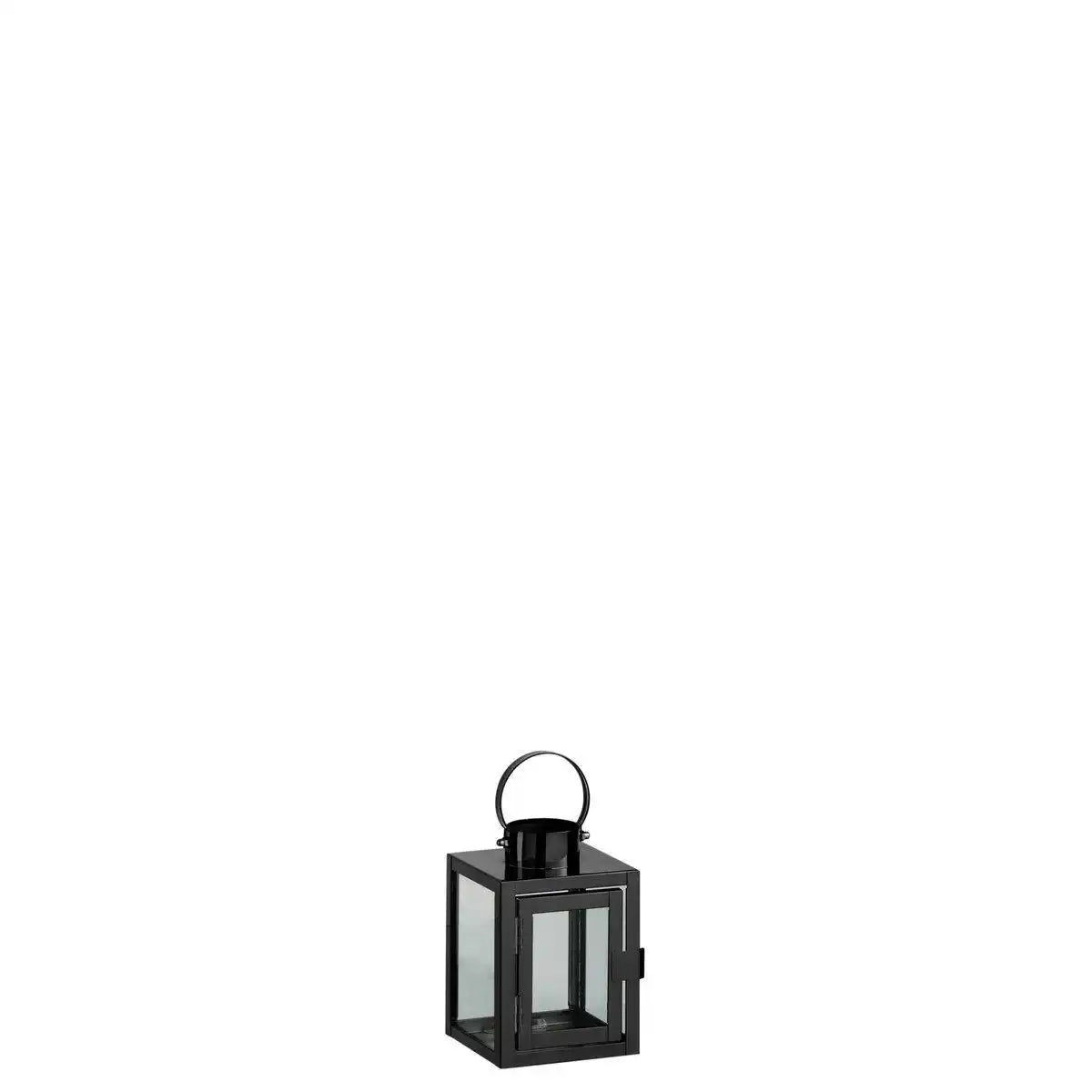 J-Line Laterne Square - Metall/Glas - Schwarz - HomeDesign Knaus