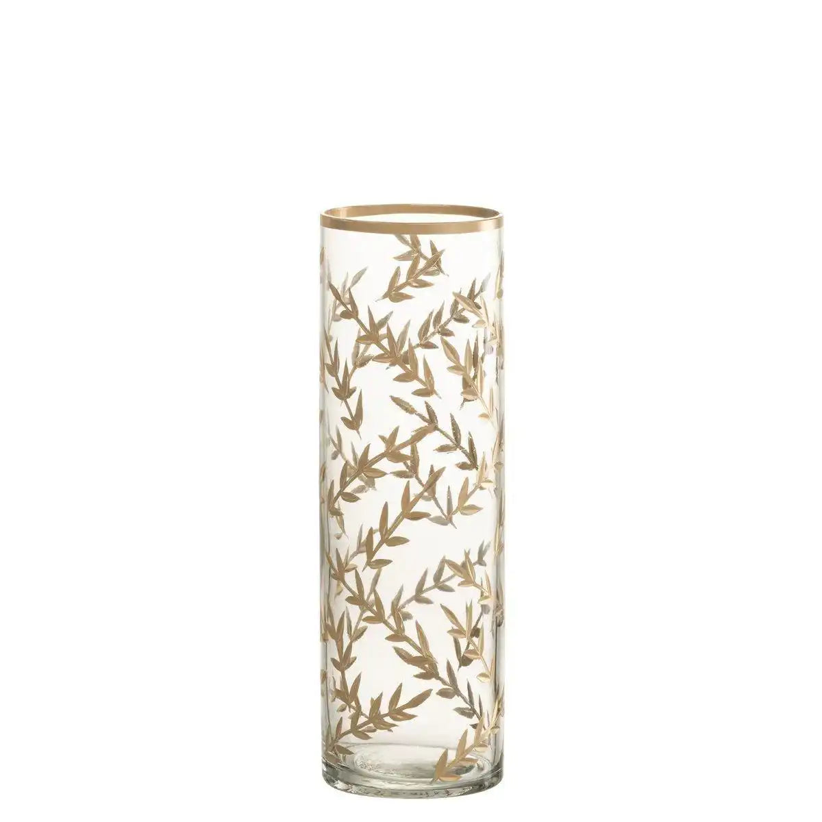 J-Line Laterne Wheat - Glas - Gold/Transparent - groß - HomeDesign Knaus
