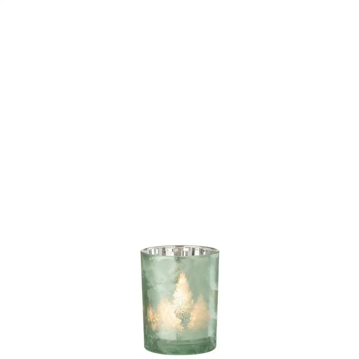 J-Line Laternenbaum - Glas - Grün/Silber - klein - HomeDesign Knaus