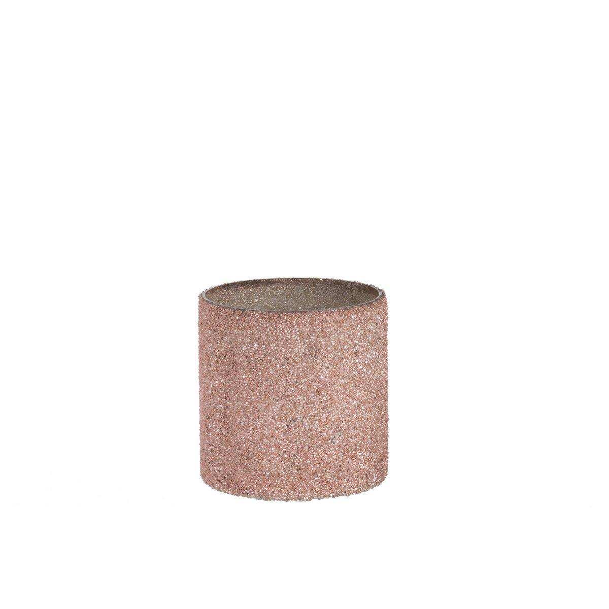 J-Line Laternenzylinder - Glas - Lachs - klein - HomeDesign Knaus