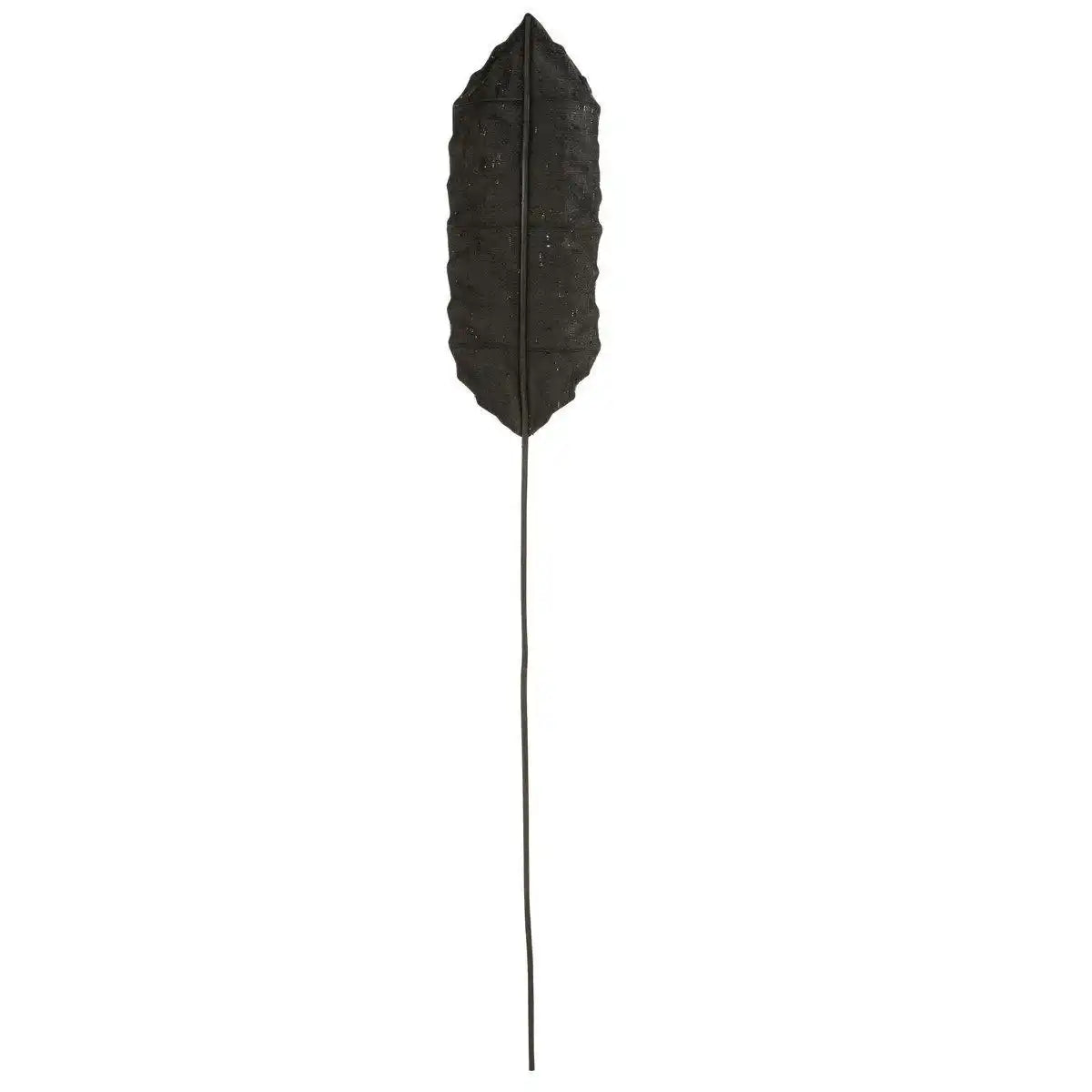 J-Line Leaf Deco Palme Schwarz - HomeDesign Knaus