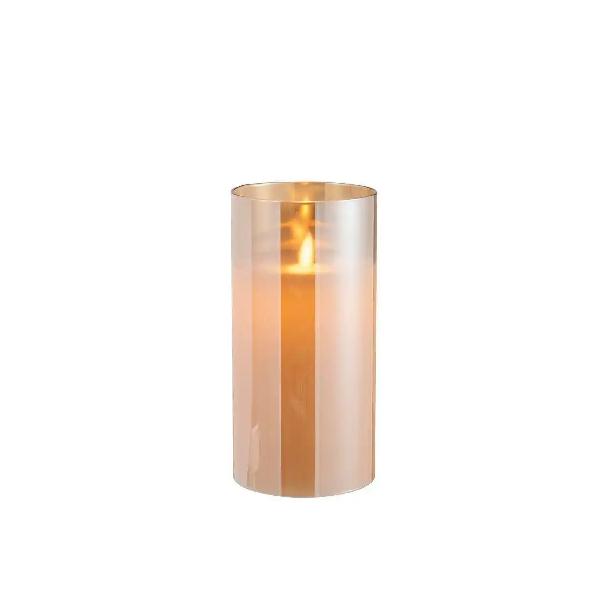J-Line LED-Lampe Shiny Glass Gold Medium - HomeDesign Knaus