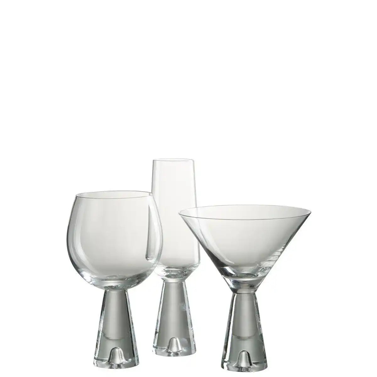 J-Line Lewis Cocktailglas - Glas - transparent - - HomeDesign Knaus