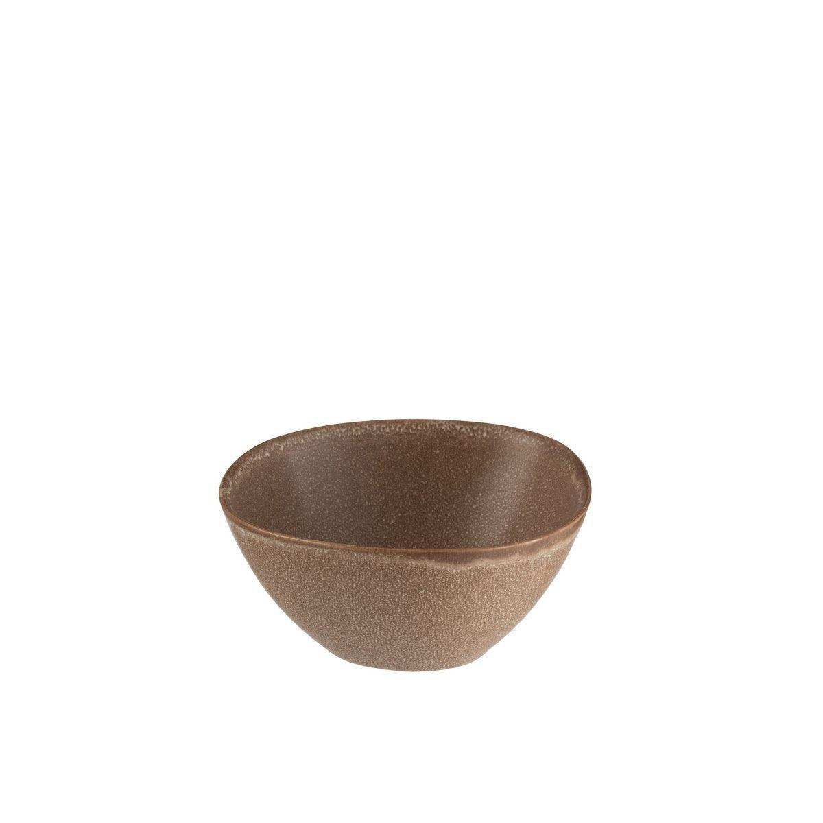 J-Line Louise Schale - Keramik - Cognac - M - 6x - HomeDesign Knaus