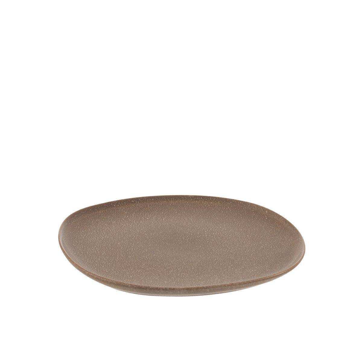 J-Line Louise Teller - Keramik - Cognac - M - - HomeDesign Knaus