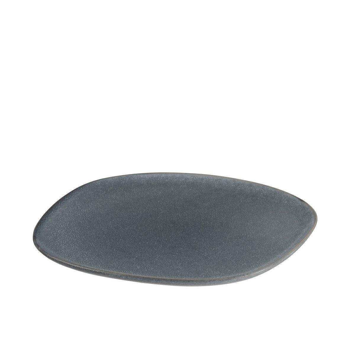 J-Line Louise Teller - Keramik - Grau - L - 4x - HomeDesign Knaus