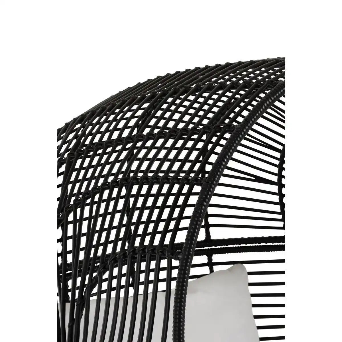 J-Line Loungesessel Oval – Stahl – Schwarz - HomeDesign Knaus