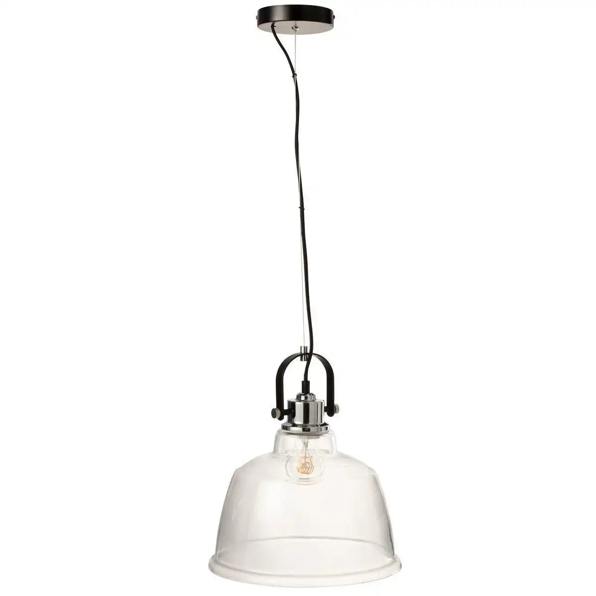 J-Line Magali Hängelampe – Metall – transparent - HomeDesign Knaus