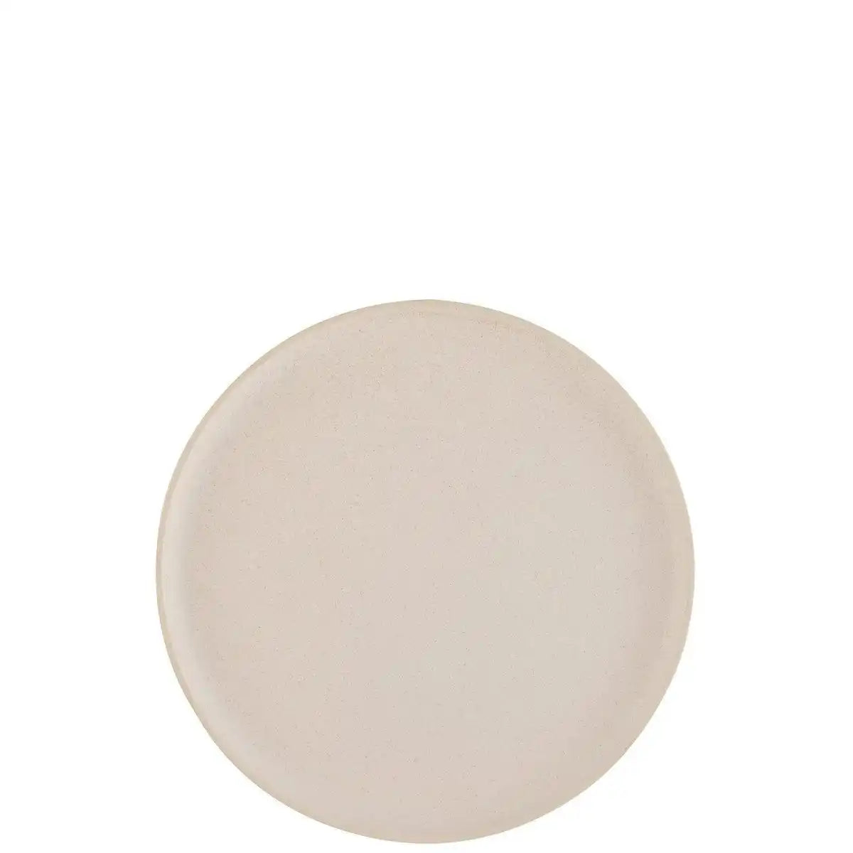 J-Line Marie Teller - Keramik - Creme - L - 6x - HomeDesign Knaus