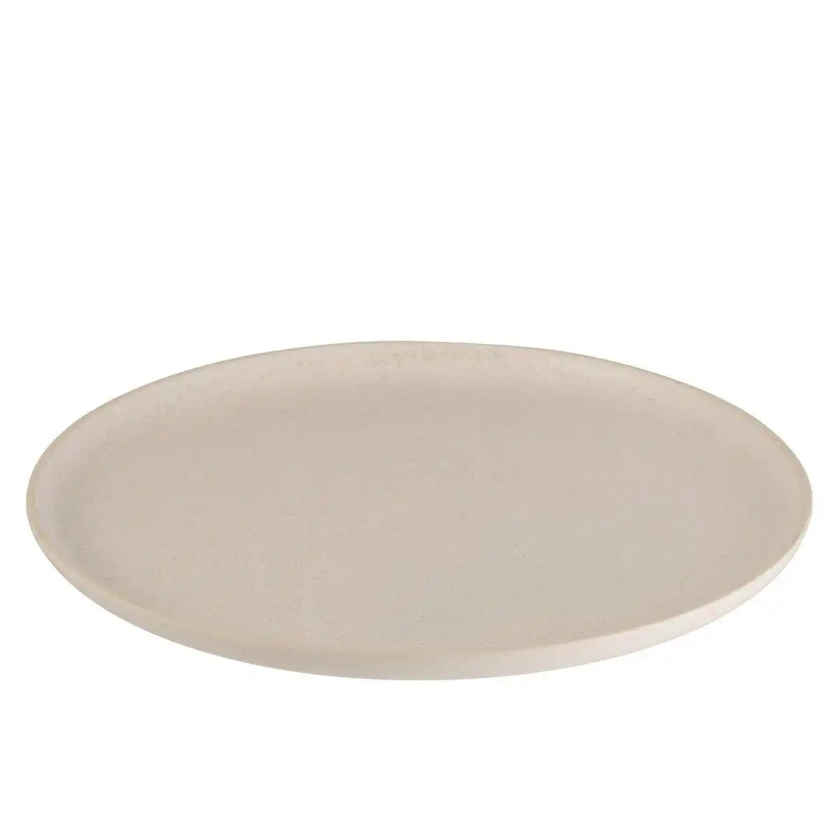 J-Line Marie Teller - Keramik - Creme - L - 6x - HomeDesign Knaus