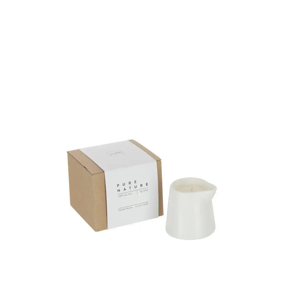 J-Line Massagekerze Mindful Matcha Soya - weiß - HomeDesign Knaus