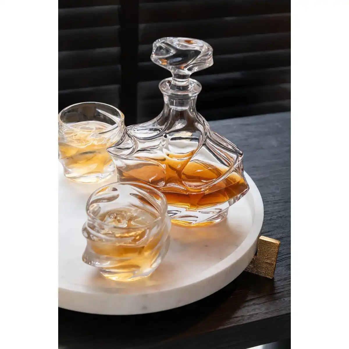 J-Line Michigan Karaffe – Dekantierkaraffe – Glas – transparent - HomeDesign Knaus