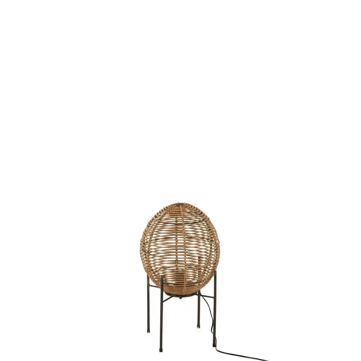 J-Line On Frame Rattan Tischlampe – Jute/Metall – Natur - HomeDesign Knaus