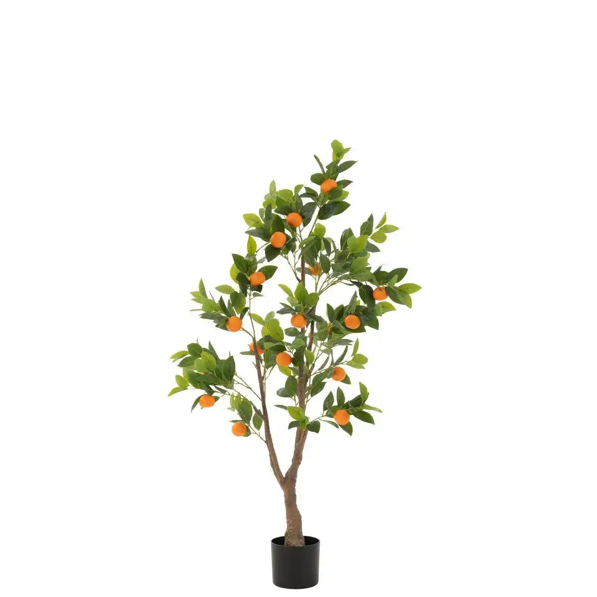J-Line Orangenbaum im Topf – Kunststoff – orange/grün – groß - HomeDesign Knaus