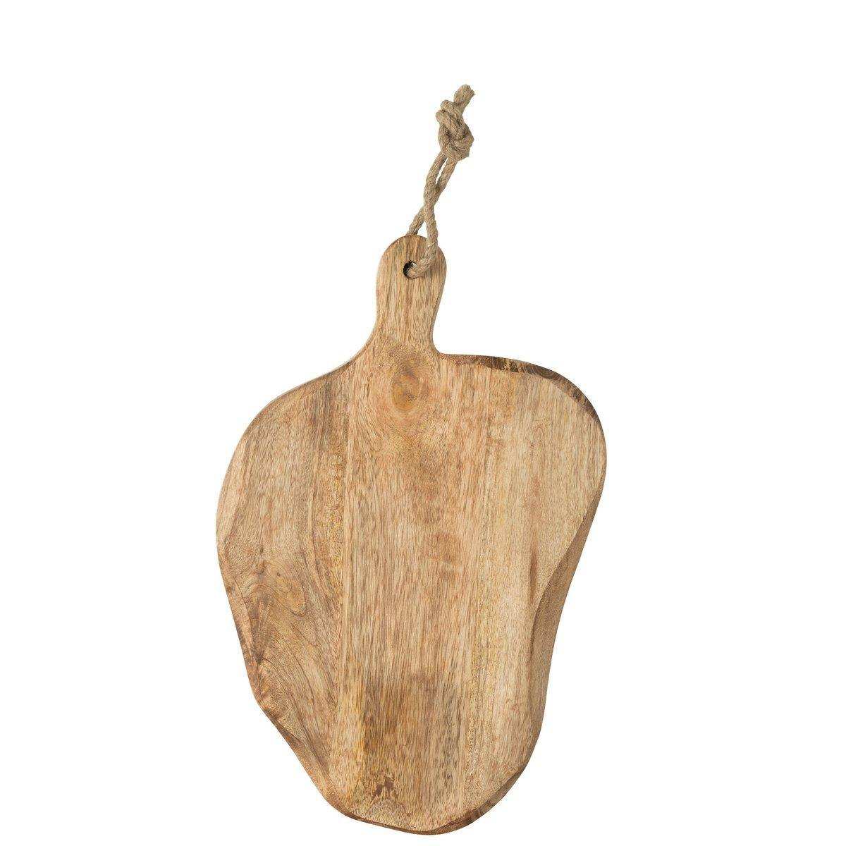 J-Line Organic Oval Schneidebrett – Holz – Natur – L - HomeDesign Knaus