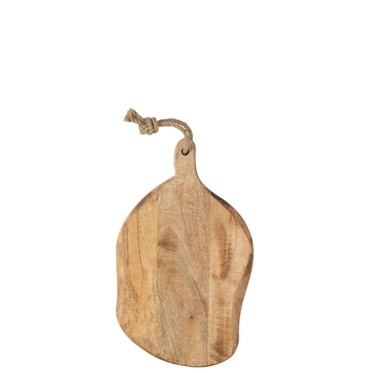 J-Line Organic Oval Schneidebrett – Holz – Natur – S - HomeDesign Knaus