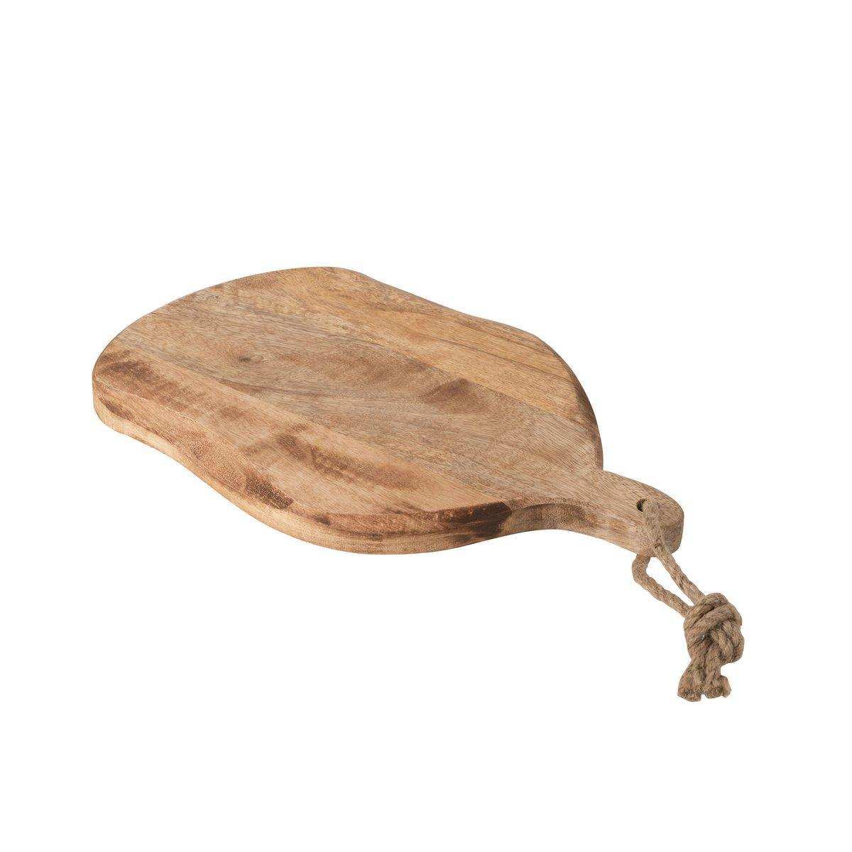 J-Line Organic Oval Schneidebrett – Holz – Natur – S - HomeDesign Knaus