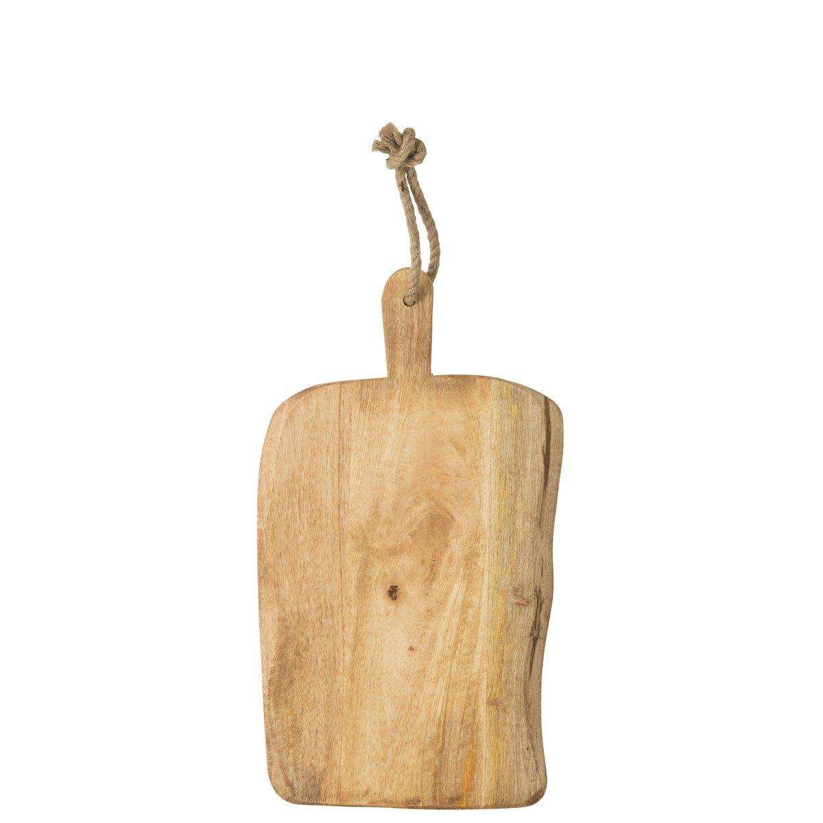 J-Line Organic Rechteck-Schneidebrett – Holz – Natur – L - HomeDesign Knaus