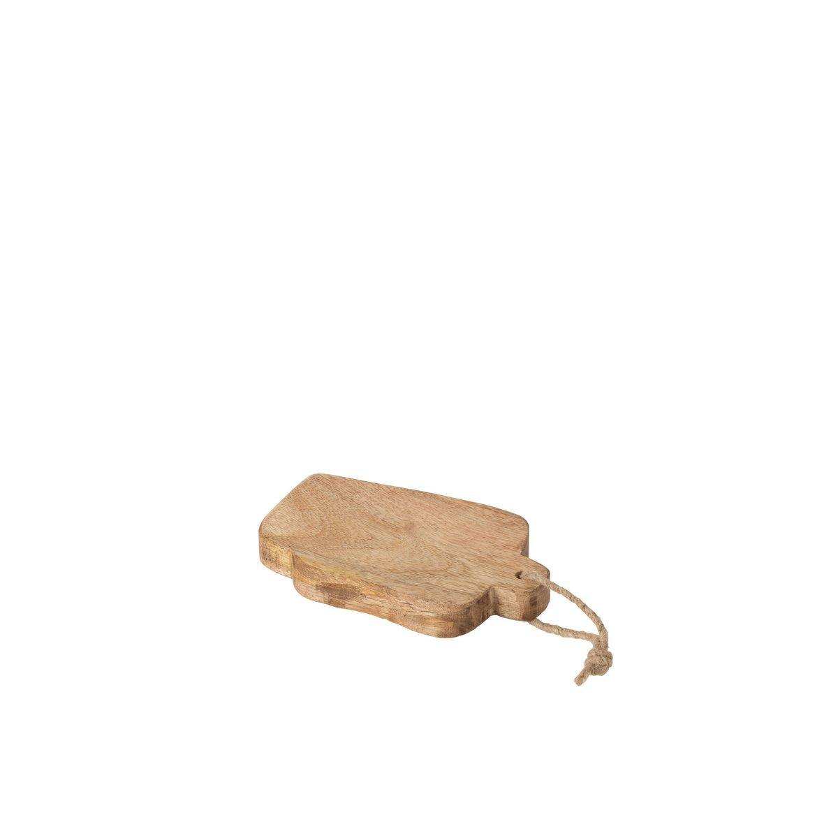 J-Line Organic Rechteck-Schneidebrett – Holz – Natur – S - HomeDesign Knaus