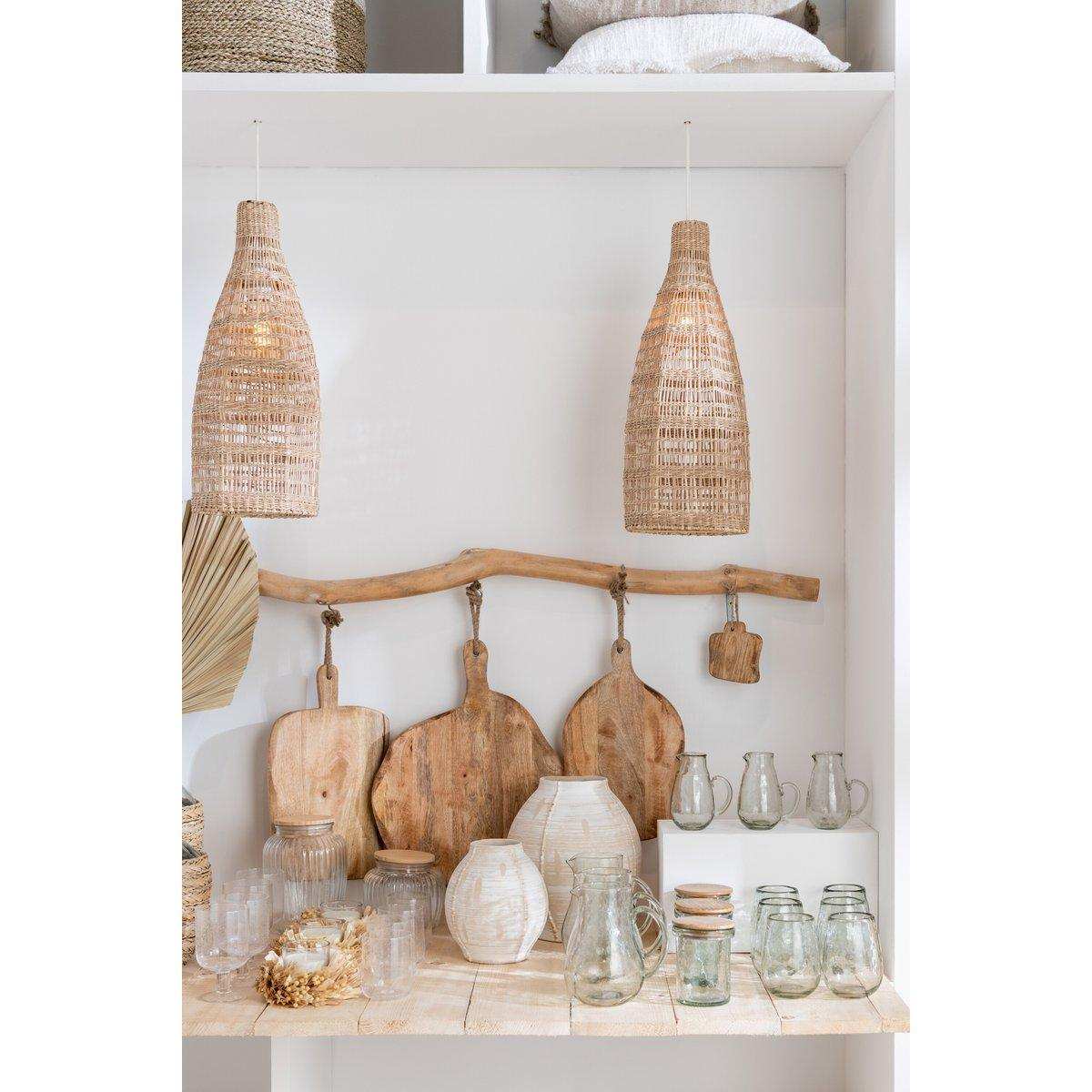 J-Line Organic Round Schneidebrett – Holz – Natur – L - HomeDesign Knaus