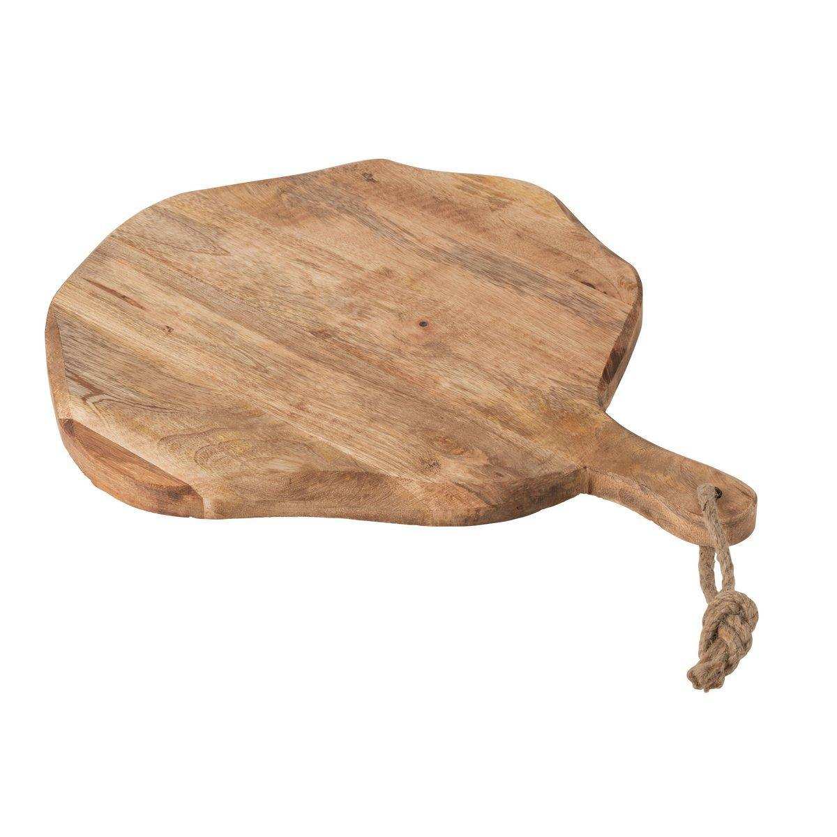 J-Line Organic Round Schneidebrett – Holz – Natur – L - HomeDesign Knaus