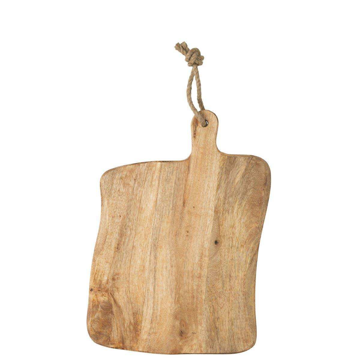 J-Line Organic Square Schneidebrett – Holz – Natur – L - HomeDesign Knaus