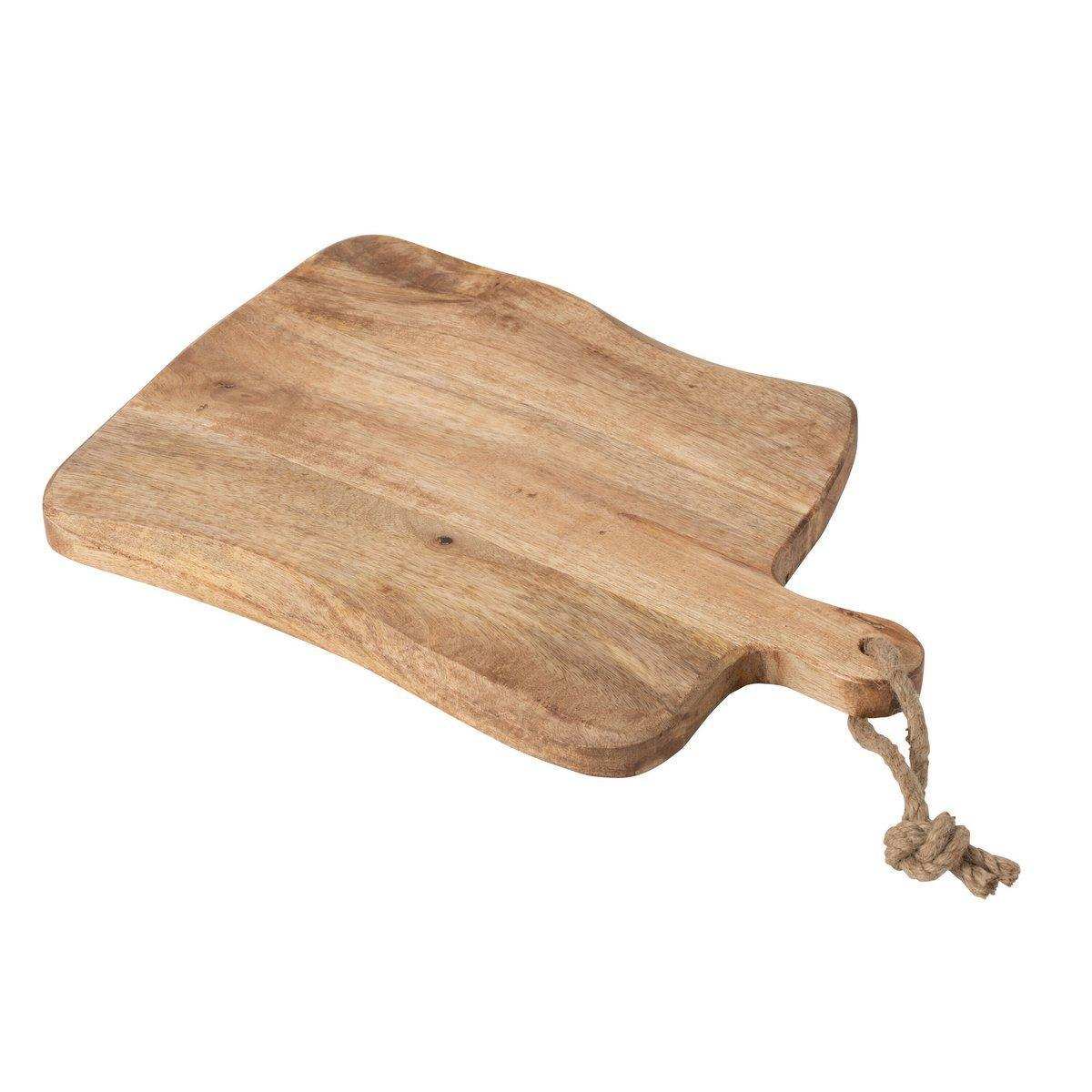 J-Line Organic Square Schneidebrett – Holz – Natur – L - HomeDesign Knaus