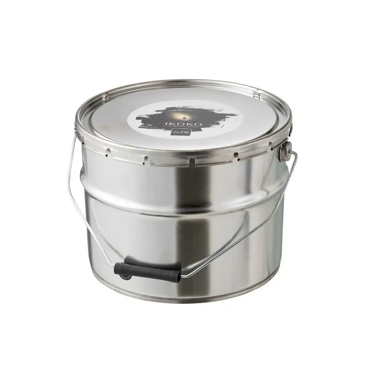 J-Line Outdoor Kerzenfarbtopf Ikoko Metall/Wachs Schwarz Groß 135U - HomeDesign Knaus