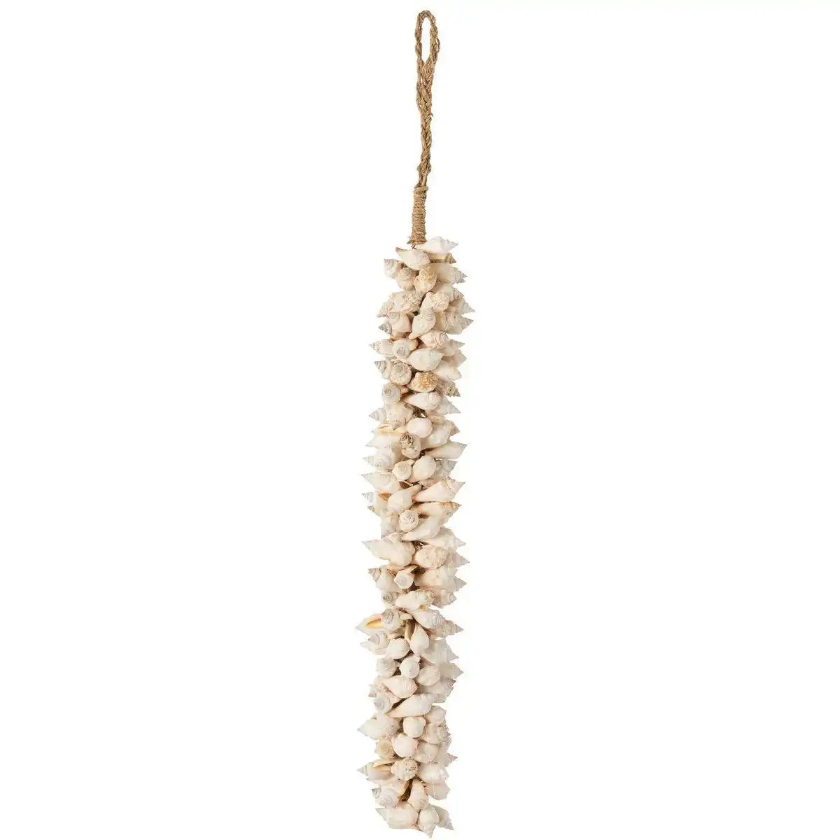 J-Line Pendelleuchte Shells Dora Long Rope Beige - HomeDesign Knaus