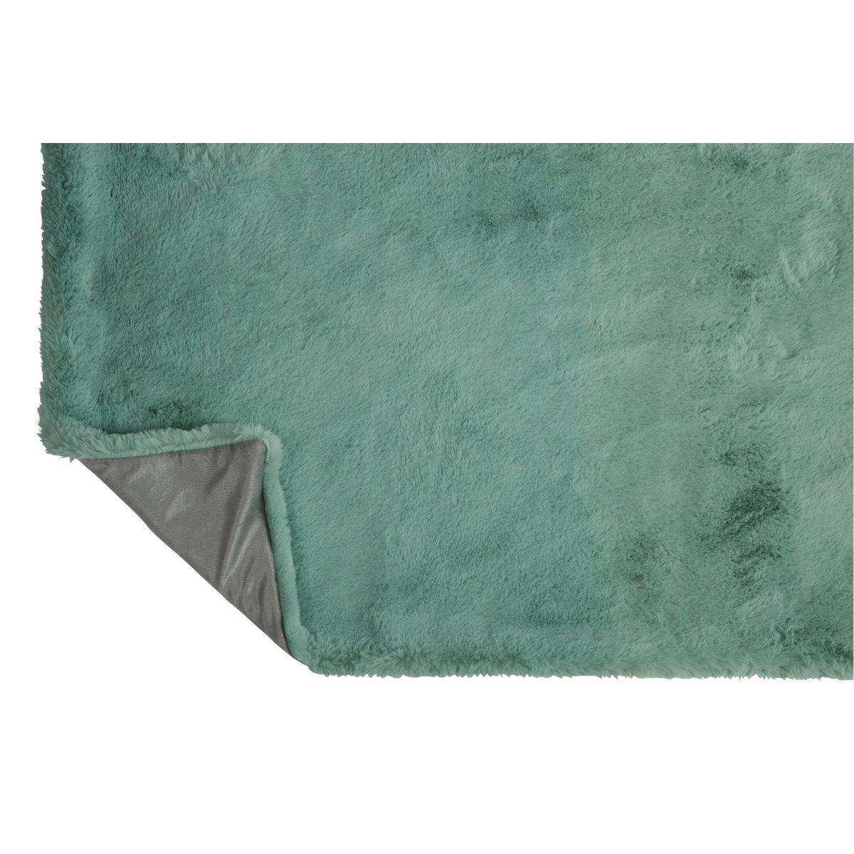 J-Line Plaid Cutie – Fleecedecke – Polyester – 180 x 130 cm – Munt - HomeDesign Knaus