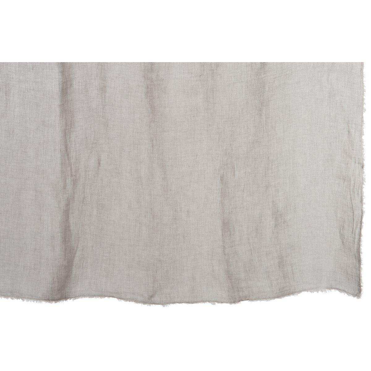 J-Line Plaid – Polyester – hellgrau – 150 x 0,50 cm - HomeDesign Knaus