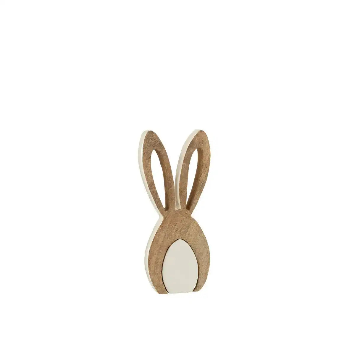 J-Line Rabbit Ears Mangoholz Weiß/Wet Medium - HomeDesign Knaus