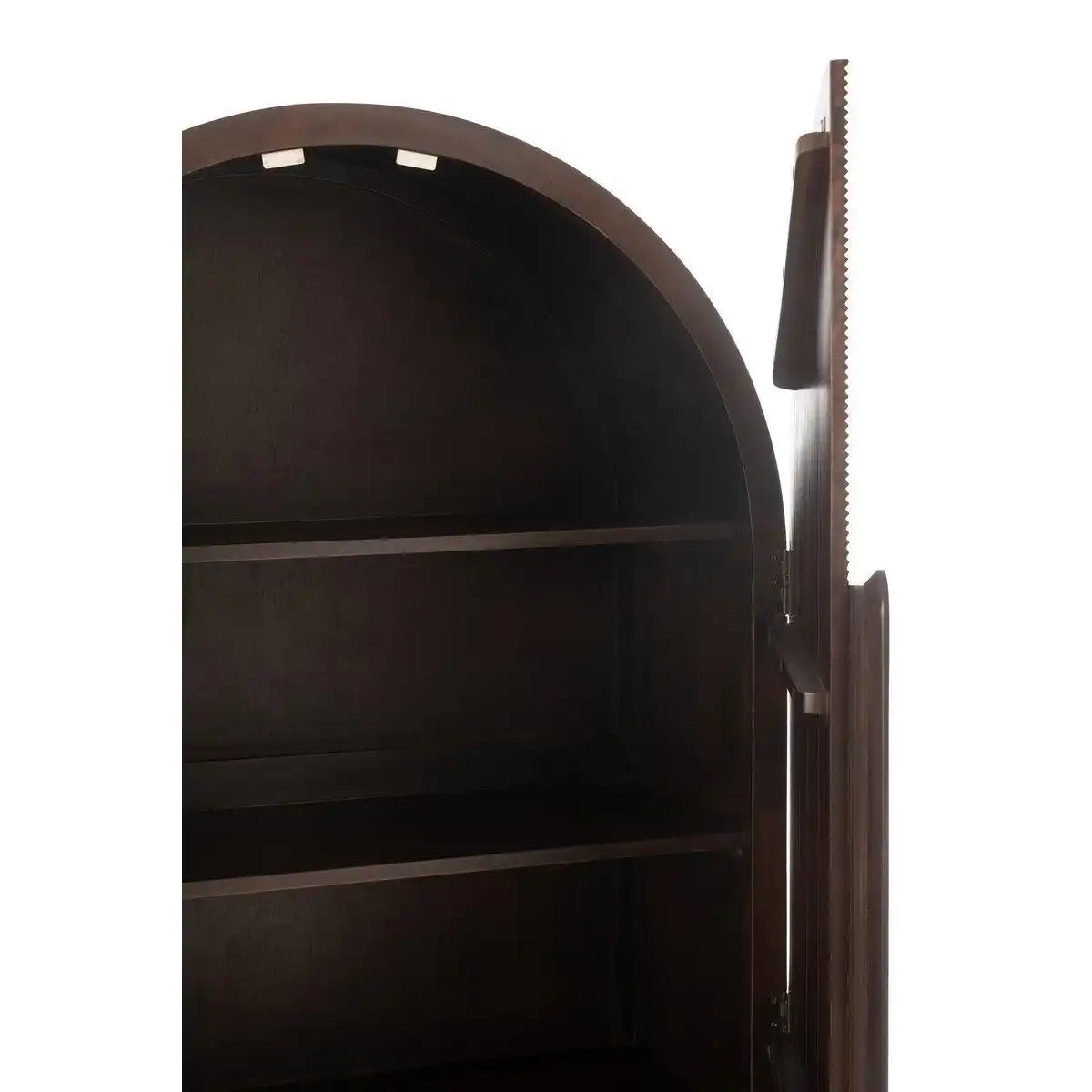 J-Line Rack Aura Mangoholz/Metall Braun - HomeDesign Knaus