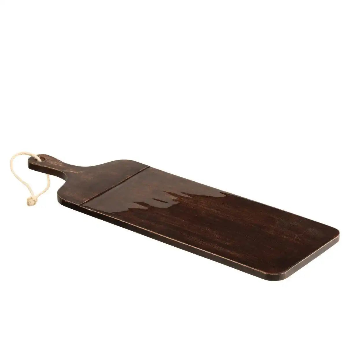 J-Line Rechteckiges Mango-Schneidebrett – Holz – Braun - HomeDesign Knaus