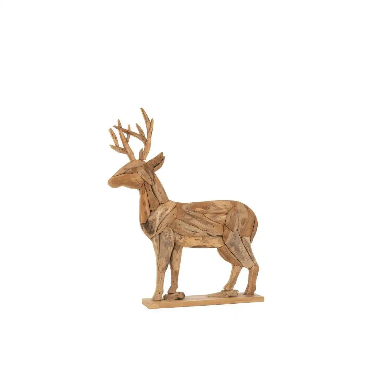 J-Line Rentierholz Natur Klein - HomeDesign Knaus
