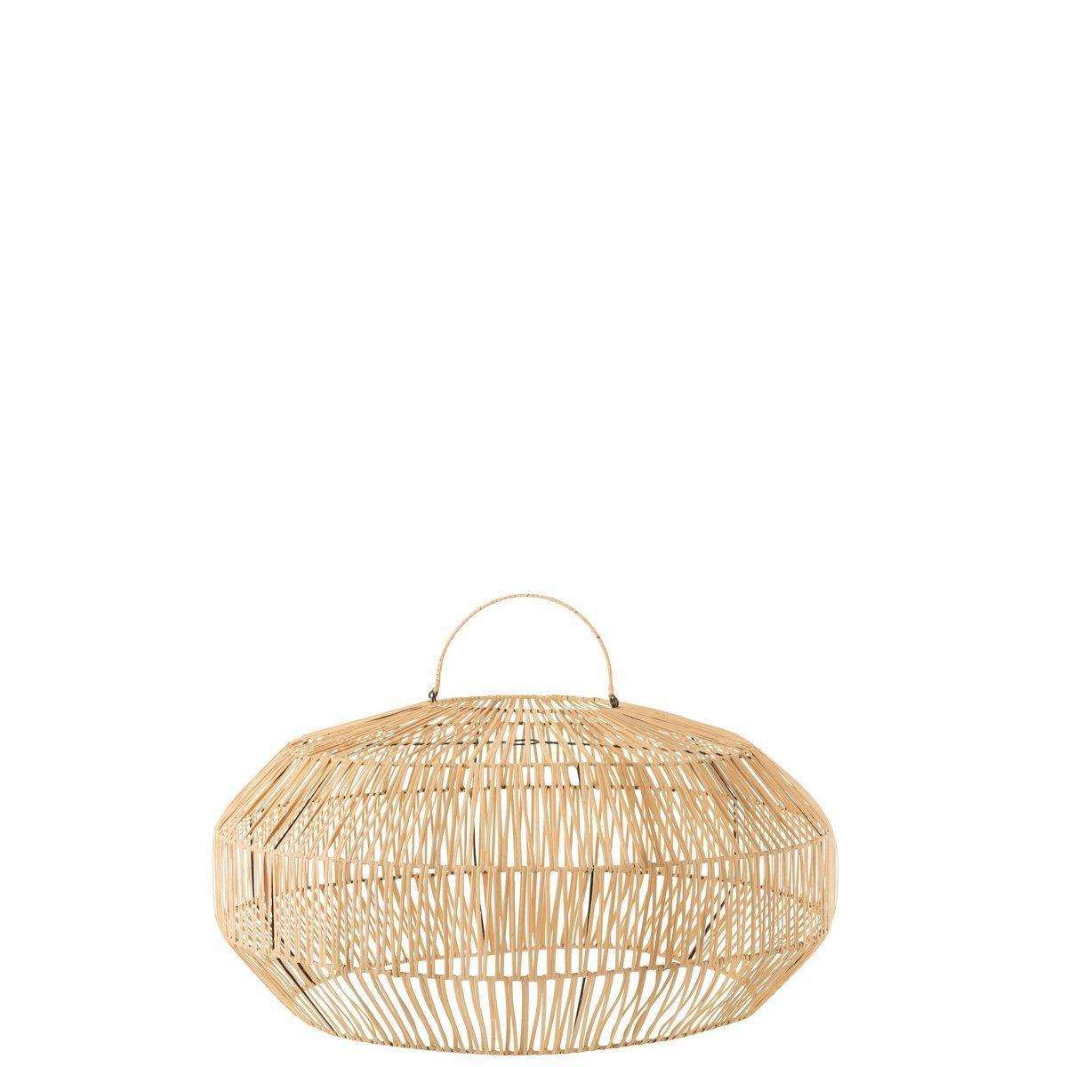 J-Line Rotan Lampenschirm - Jute - Natur - M - HomeDesign Knaus