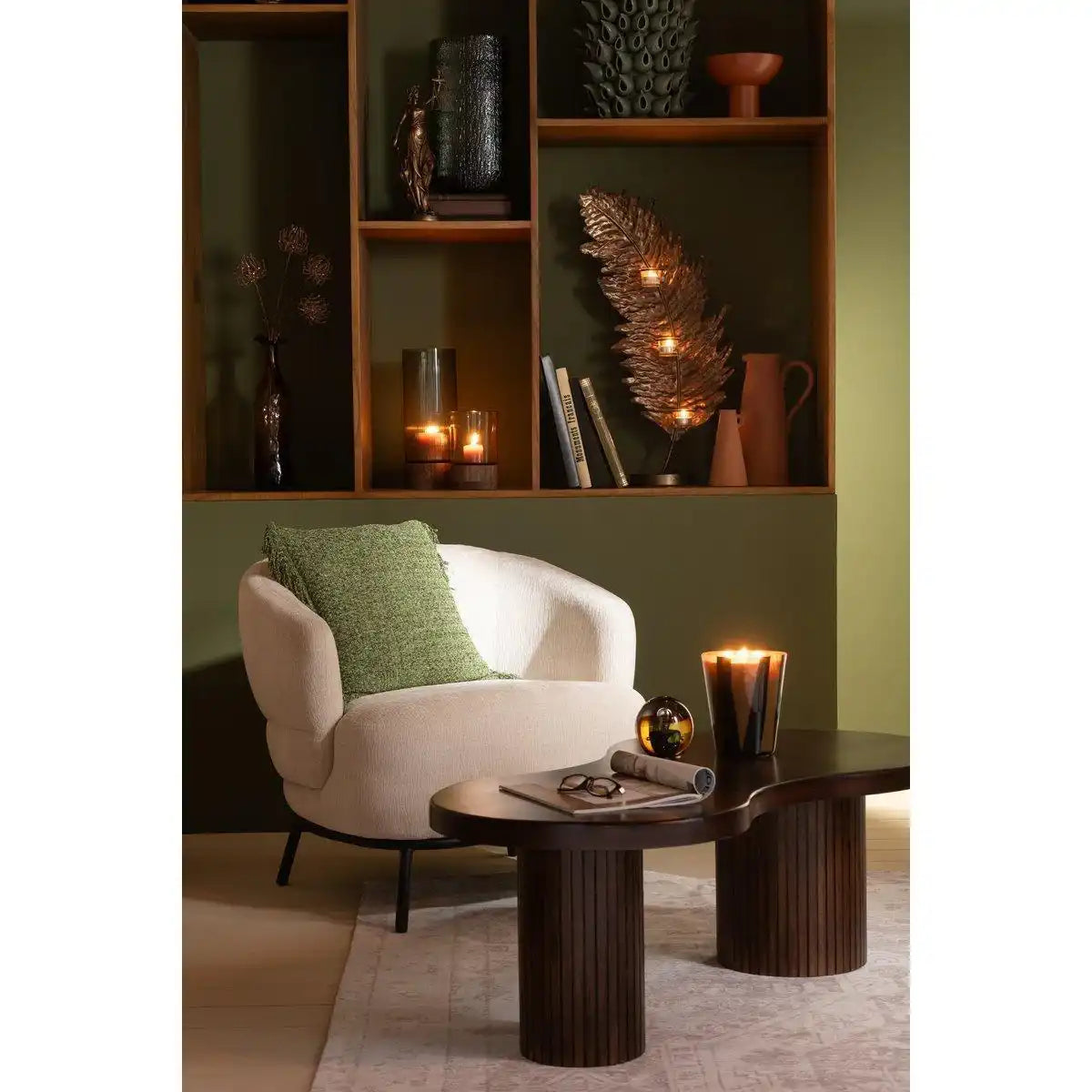 J-Line Salontaf Infi Mango Houtbruin Small - HomeDesign Knaus