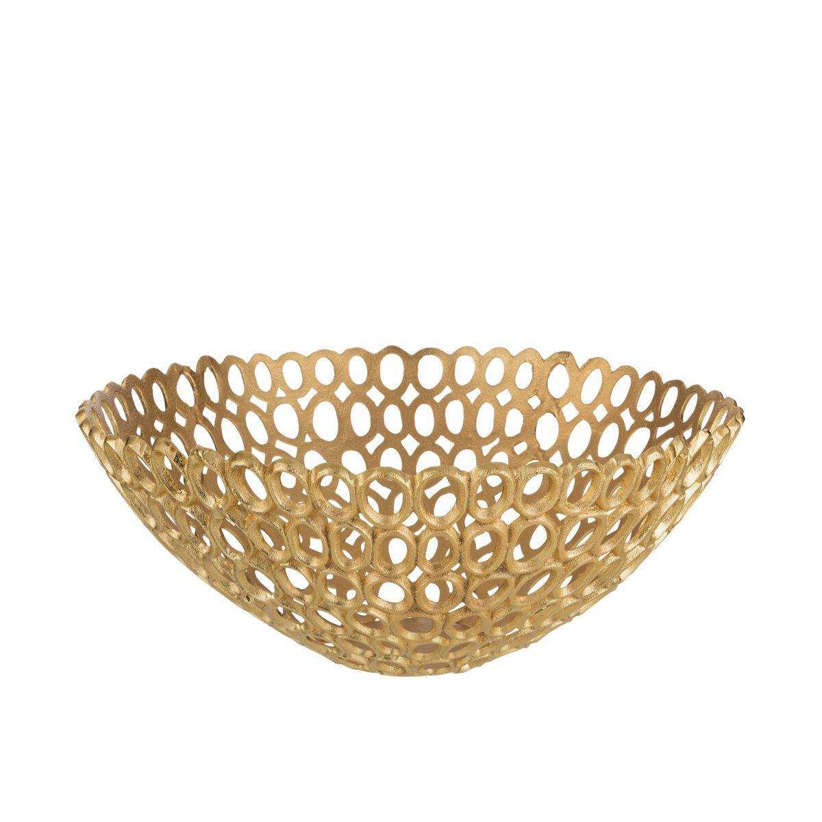 J-Line Scale Rundringe Aluminium Gold Groß - HomeDesign Knaus
