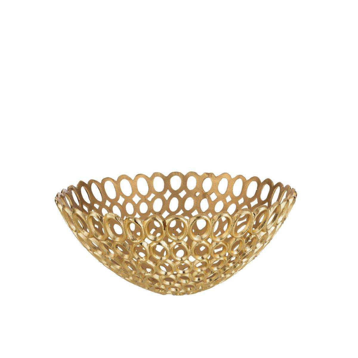 J-Line Scale Rundringe Aluminium Gold Medium - HomeDesign Knaus