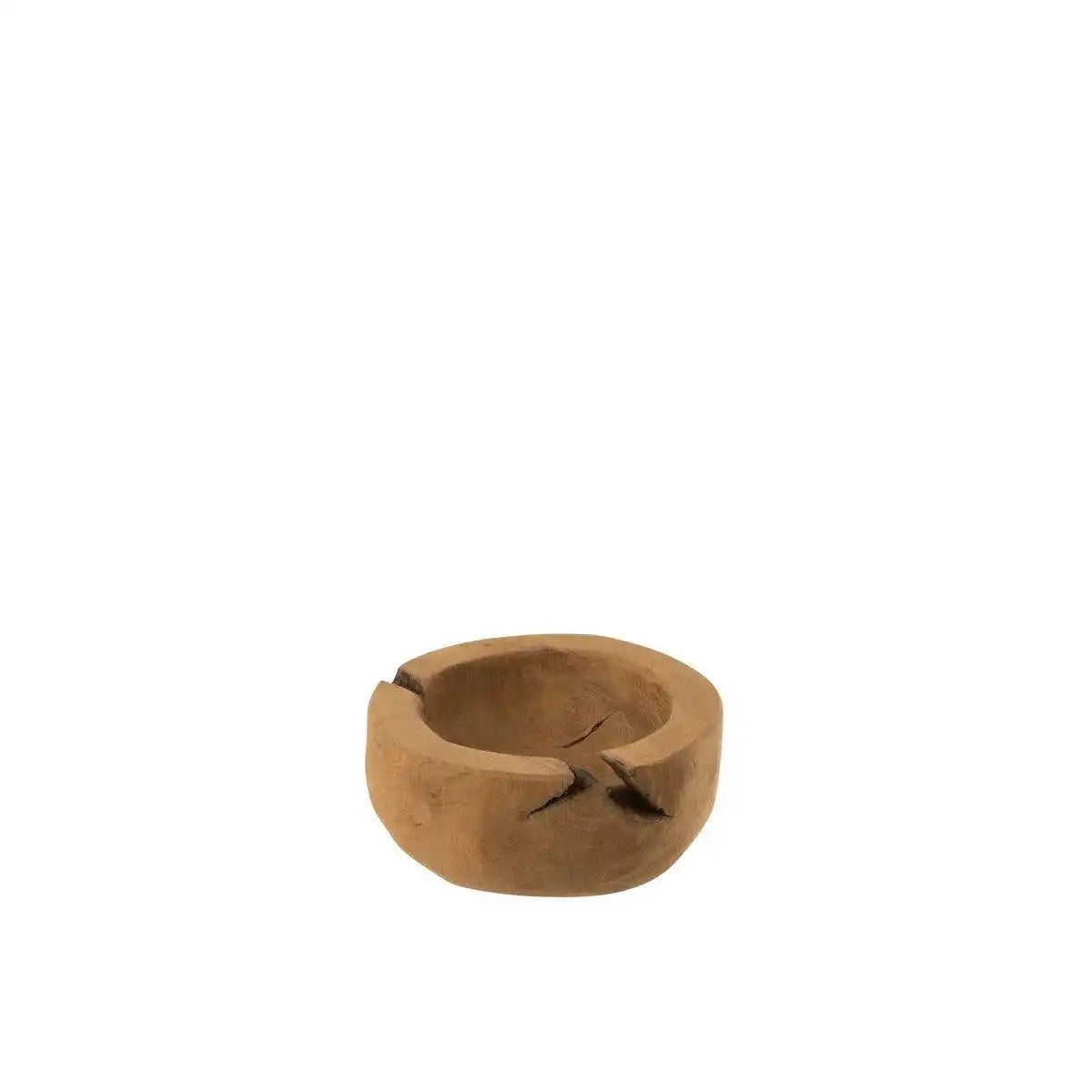 J-Line Schale rund Teakholz Natur - HomeDesign Knaus