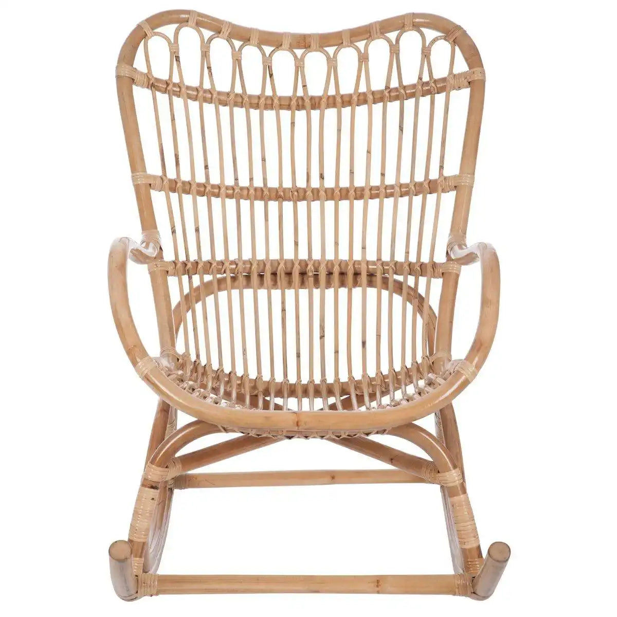 J-Line Schaukelstuhl Rattan Natur - HomeDesign Knaus