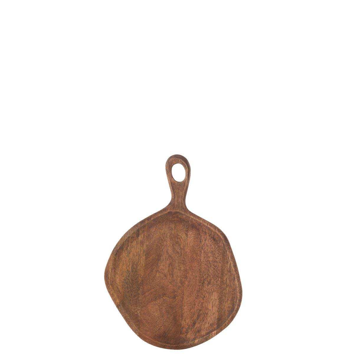 J-Line Schneidebrett Goa Mangoholz Braun Klein - HomeDesign Knaus