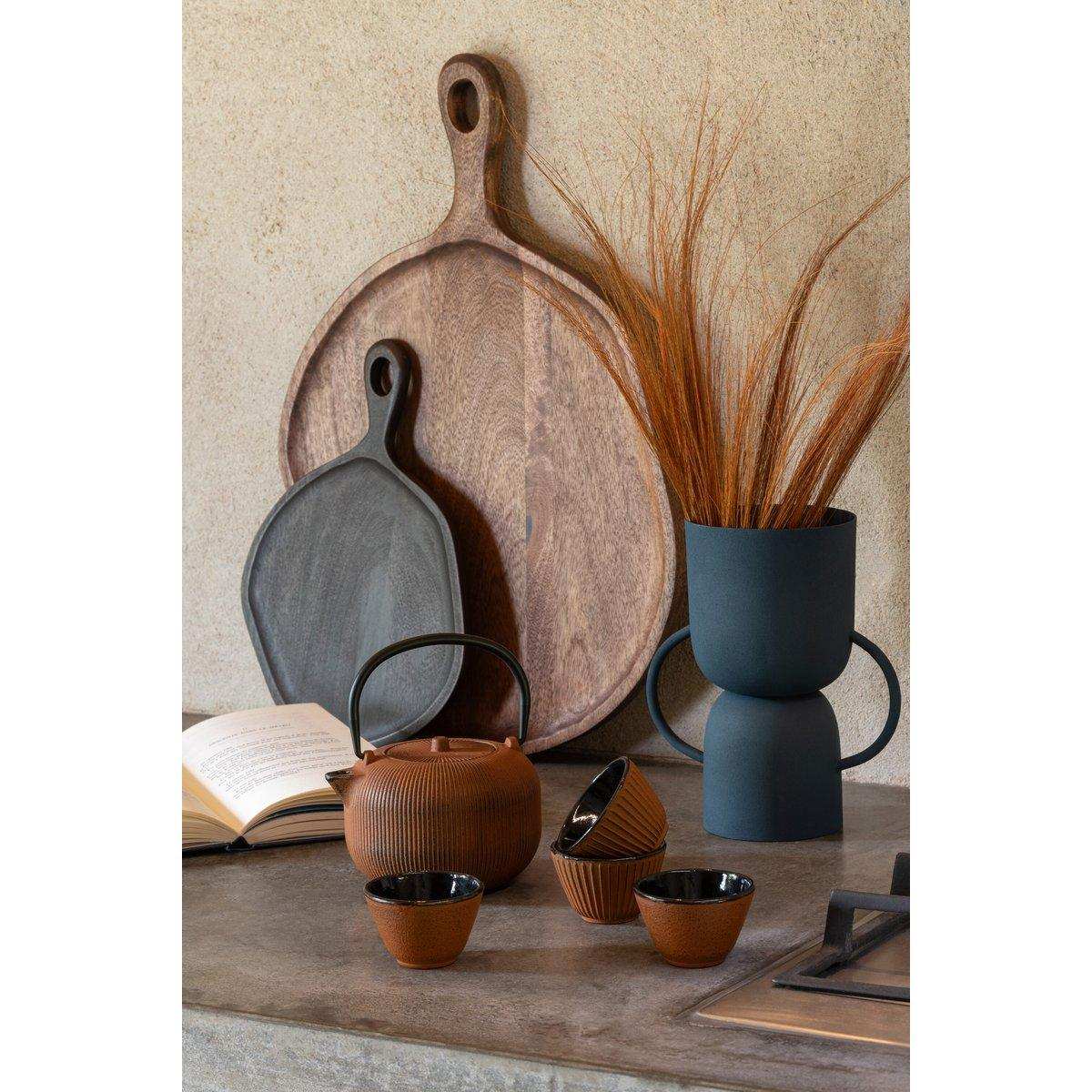 J-Line Schneidebrett Goa Mangoholz Wenge Klein - HomeDesign Knaus