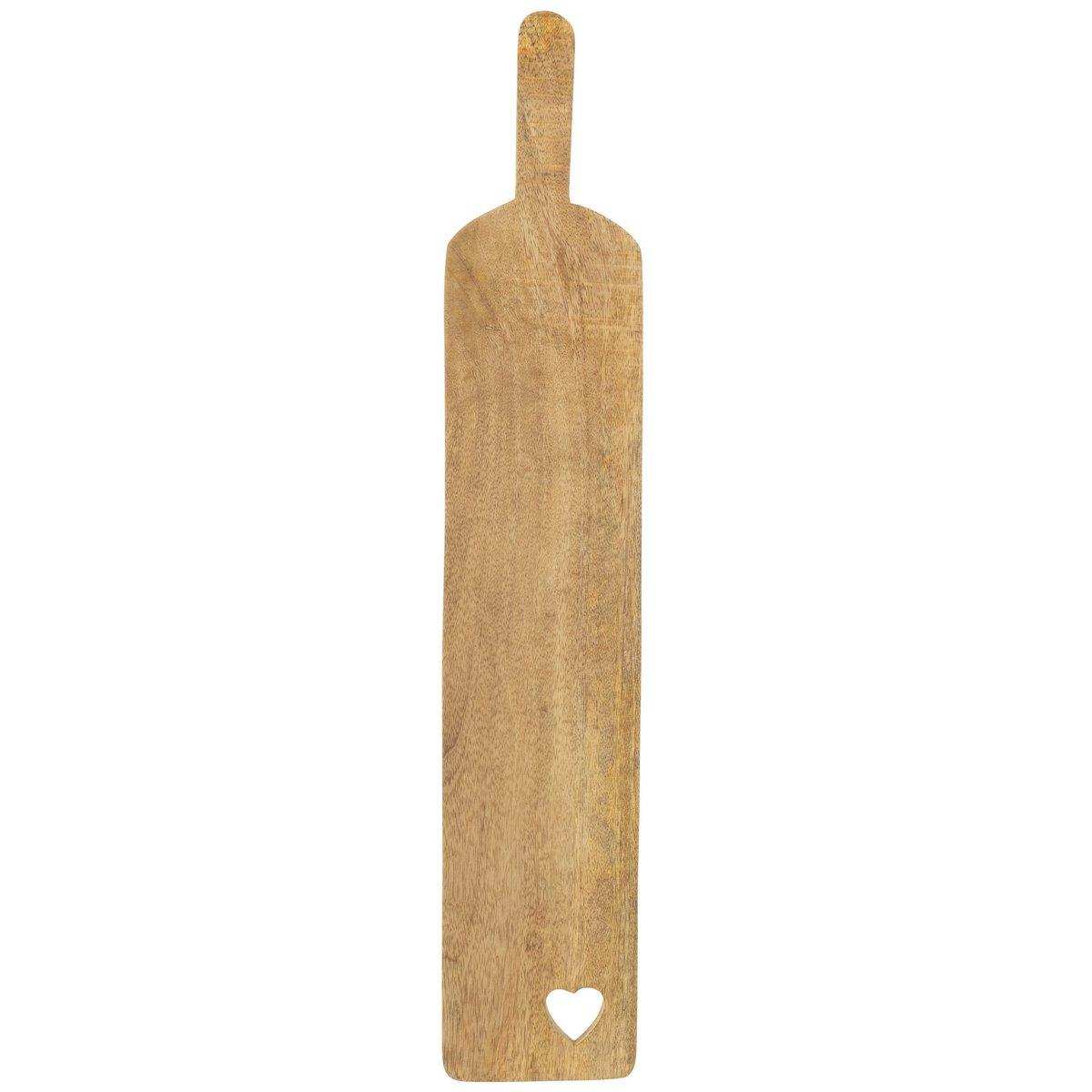J-Line Schneidebrett Rechteck Herz – Holz – groß - HomeDesign Knaus