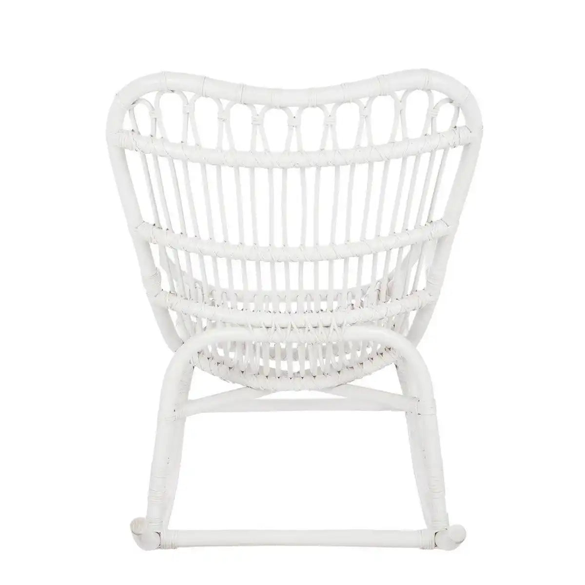 J-Line Schommelstoel – Rotan – Weiß - HomeDesign Knaus