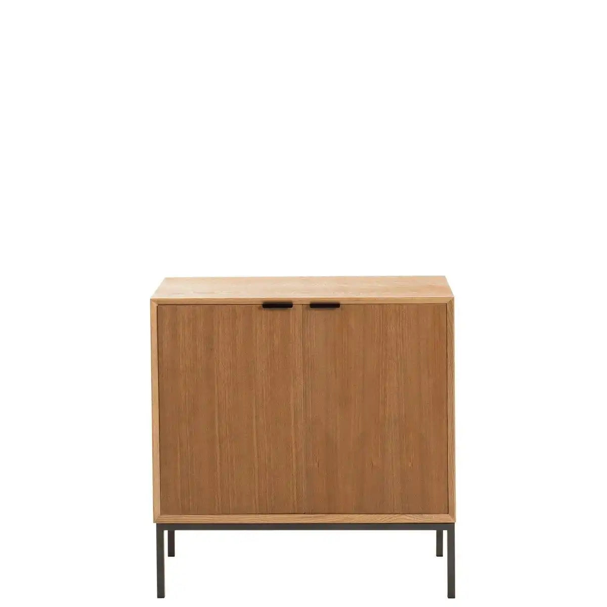 J-Line Schrank auf Beinen – 2 Türen – Holz/Metall – Natur - HomeDesign Knaus