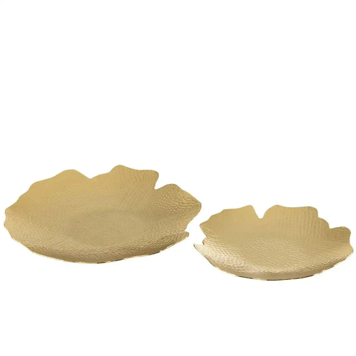 J-Line Schüssel - Metall - Gold - 2x - HomeDesign Knaus