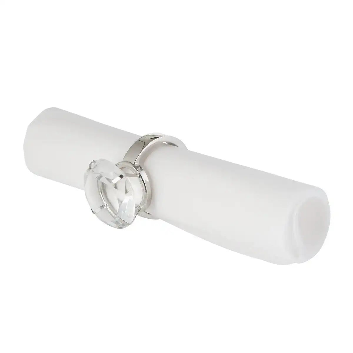 J-Line Serviettenring Ehering Trans/Silber - HomeDesign Knaus
