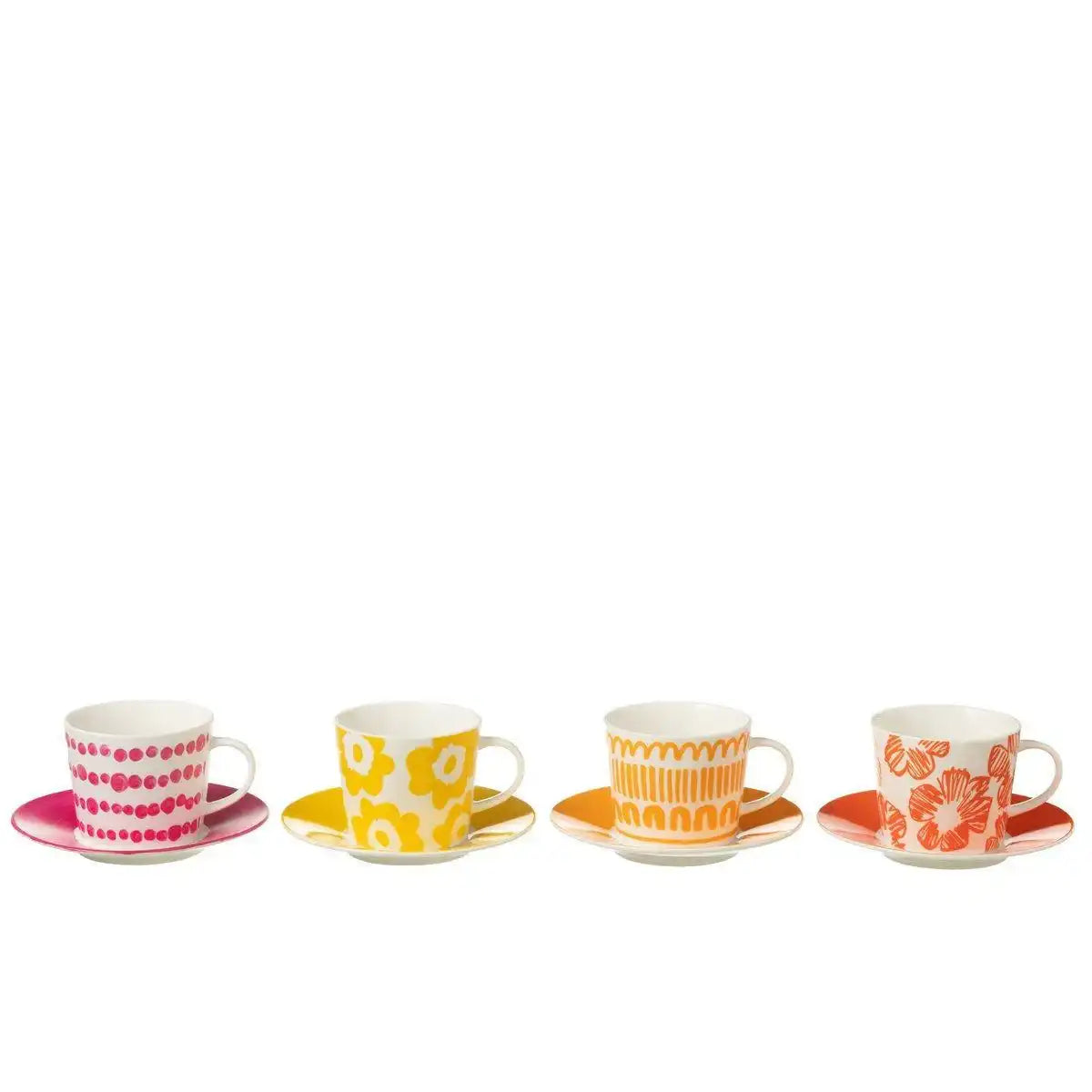 J-Line Set 4 Beutel + Geschirrbox, Keramikmischung, groß - HomeDesign Knaus