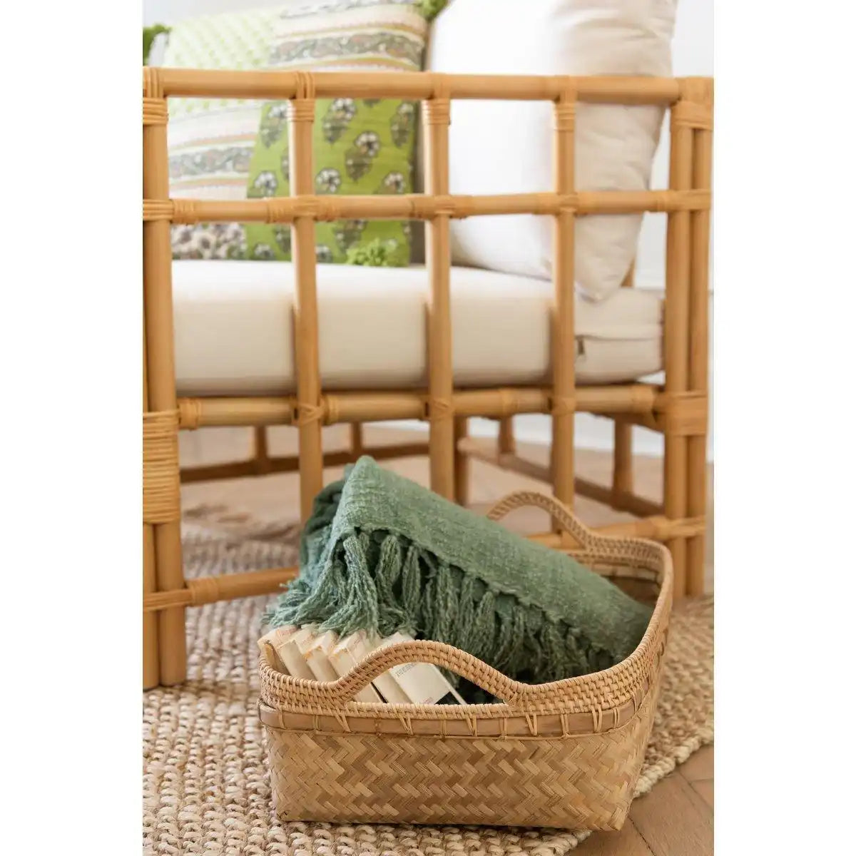J-Line Set mit 2 Körben – Bambus – Natur - HomeDesign Knaus